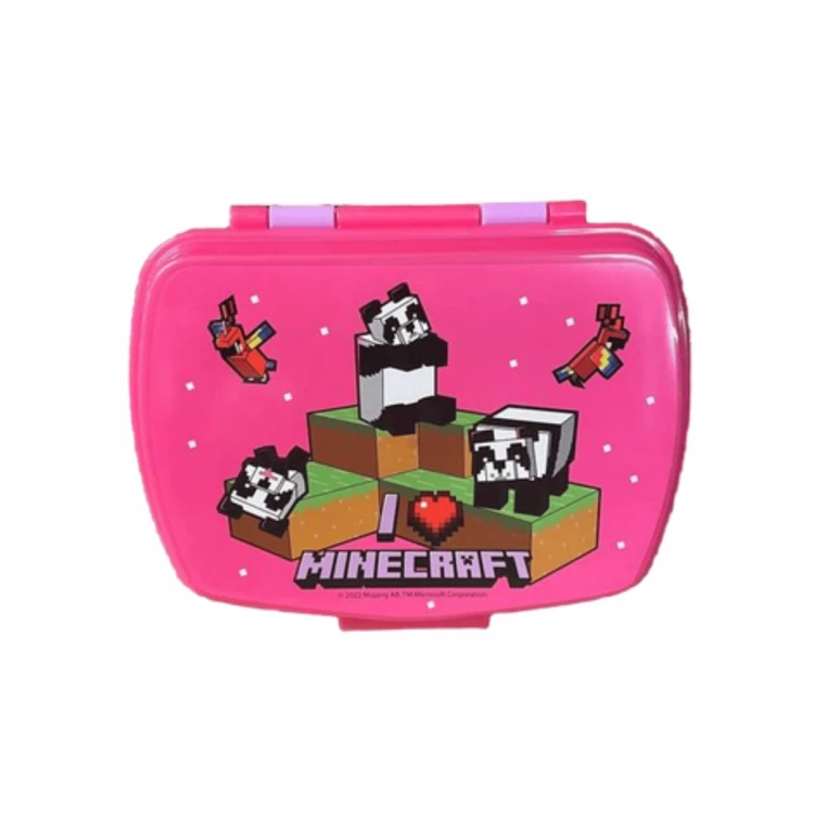 śniadaniówka minecraft różowa (1).webp