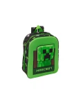  Plecak Przedszkolny Plecaczek dla Chłopca Wypukły 3D Minecraft Zielony Mały