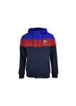  Bluza Męska z Kapturem L FC Barcelona NAVY Granatowa Rozpinana Zamek Barca