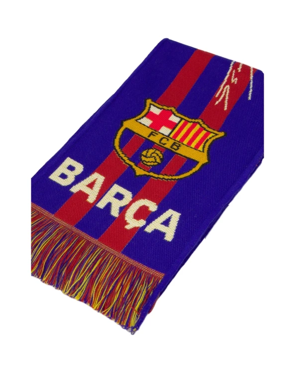 szalik kibica fc barcelona  detal logo.webp
